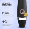 Thrusting Vibrator Wand, Bullet Vibrator, G Spot Vibrator for Women, Sex Toys for Women, Adult Toys with 10 Vibration Modes, Black